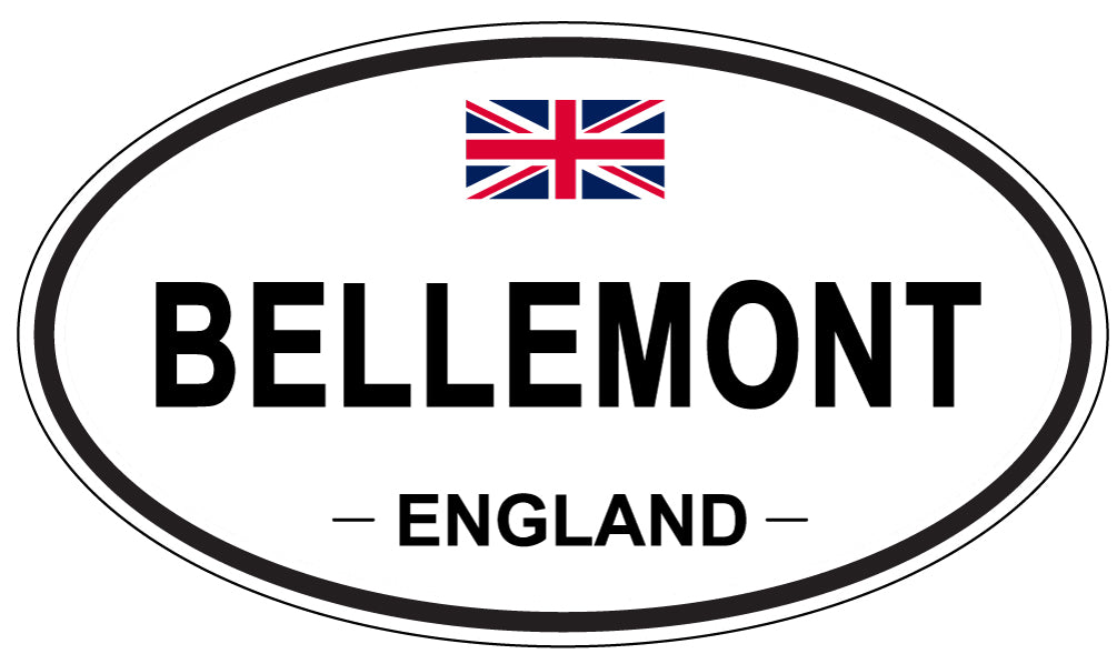 BELLEMONT, England - Oval Magnet