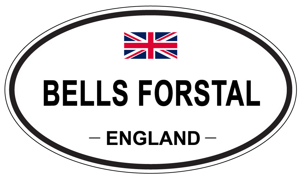 BELLS FORSTAL, ENGLAND - Oval Sticker