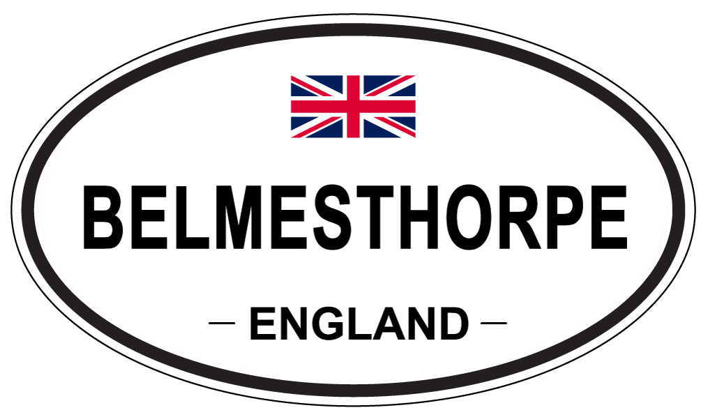 BELMESTHORPE, England - Oval Magnet