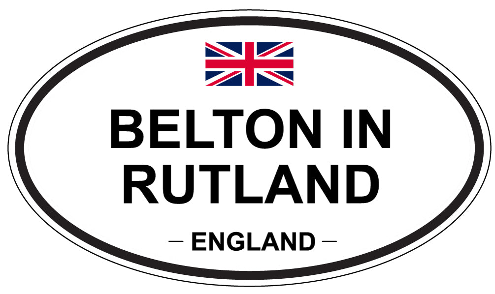 BELTON IN RUTLAND, England - Oval Magnet