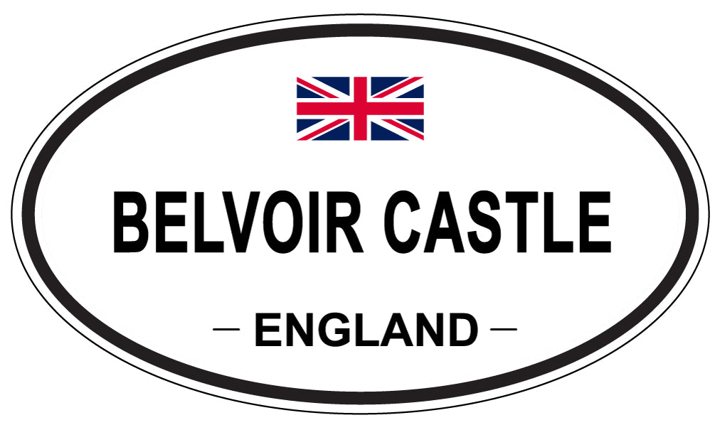 BELVOIR CASTLE, England - Oval Magnet