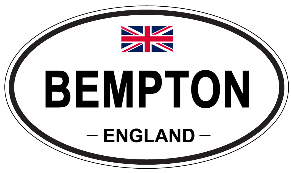 BEMPTON, England - Oval Magnet