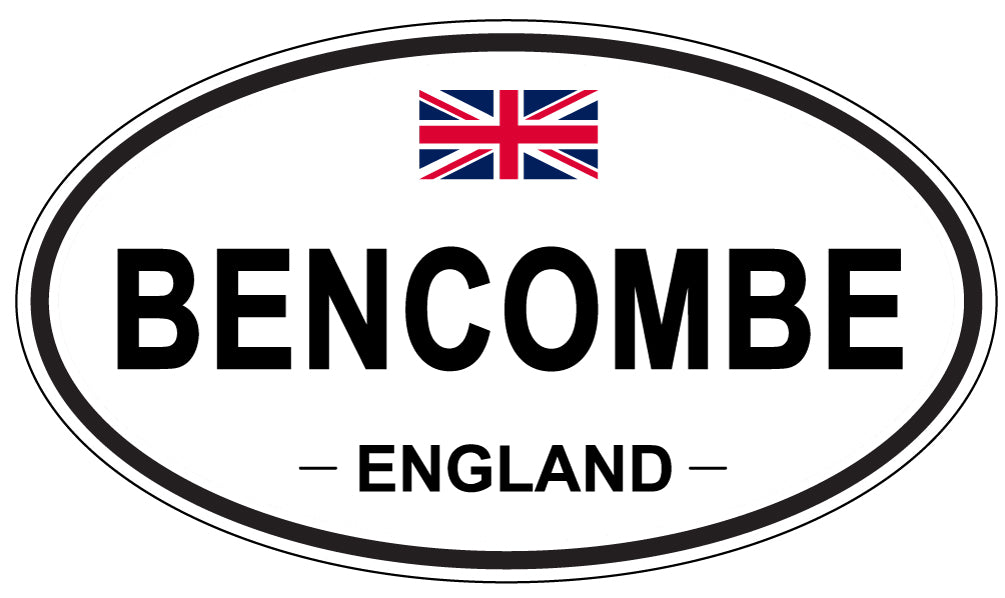 BENCOMBE, England - Oval Magnet