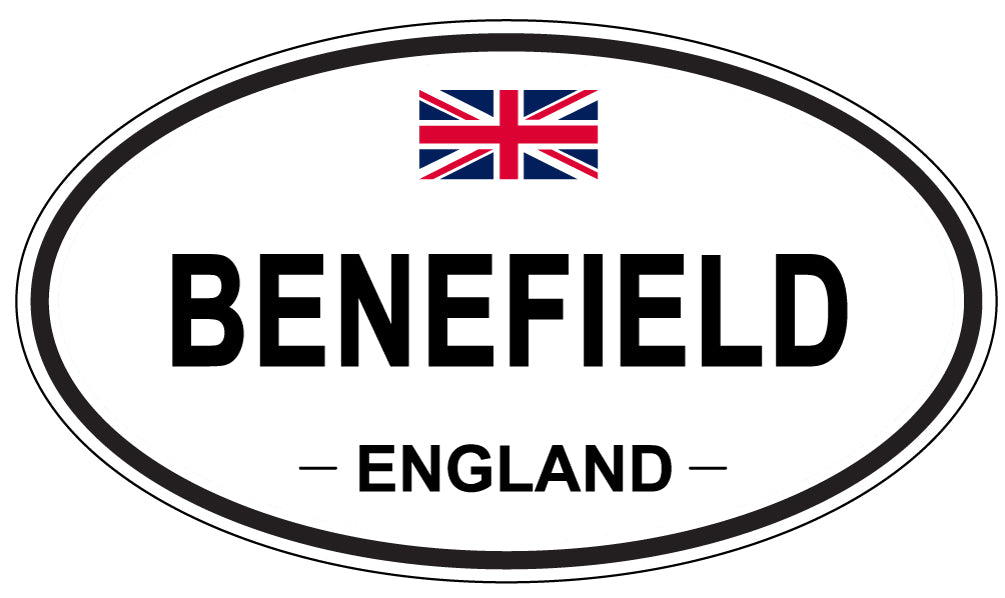 BENEFIELD, England - Oval Magnet