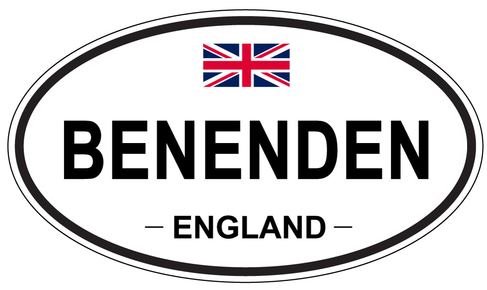 BENENDEN, England - Oval Magnet