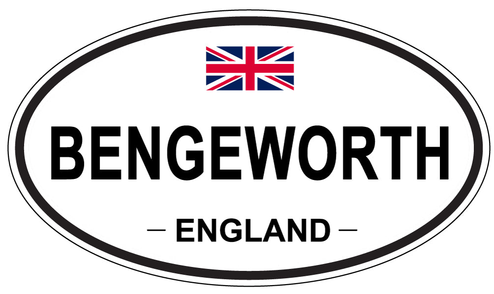 BENGEWORTH, ENGLAND - Oval Sticker