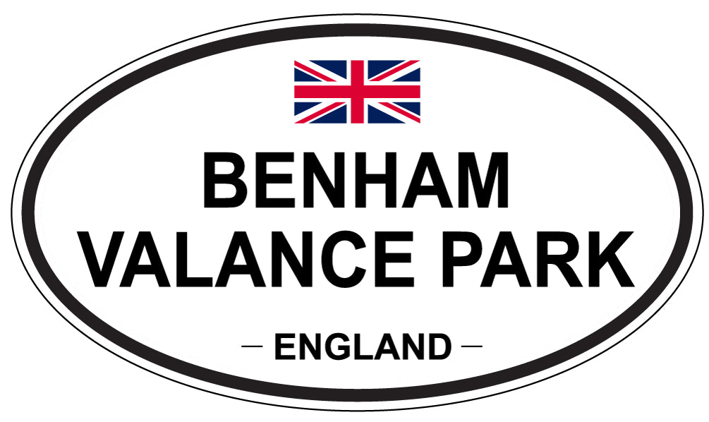 BENHAM VALANCE PARK, England - Oval Magnet