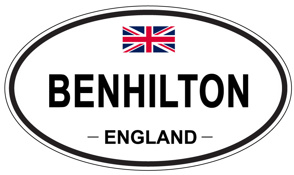 BENHILTON, England - Oval Magnet