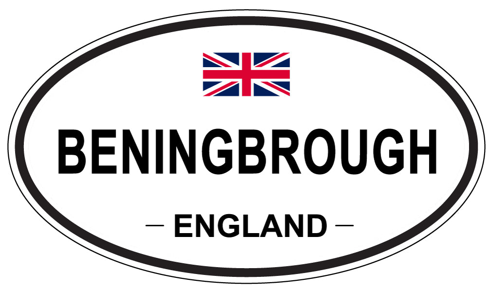 BENINGBROUGH, ENGLAND - Oval Sticker