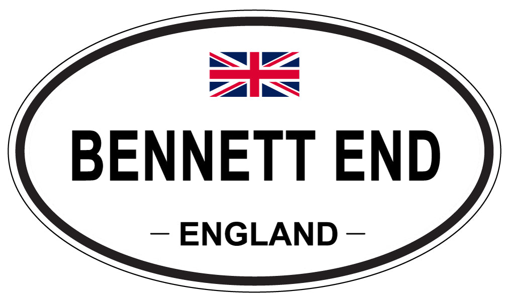 BENNETT END, ENGLAND - Oval Sticker