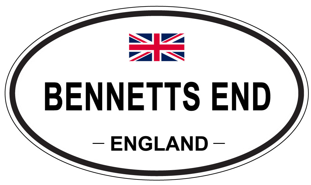 BENNETTS END, ENGLAND - Oval Sticker