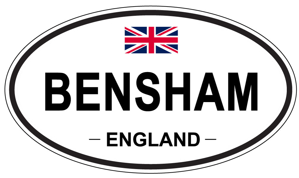 BENSHAM, England - Oval Magnet