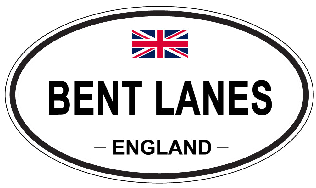 BENT LANES, England - Oval Magnet