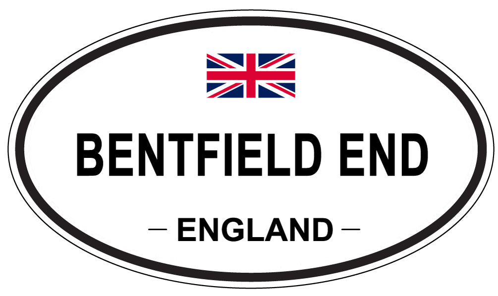BENTFIELD END, ENGLAND - Oval Sticker