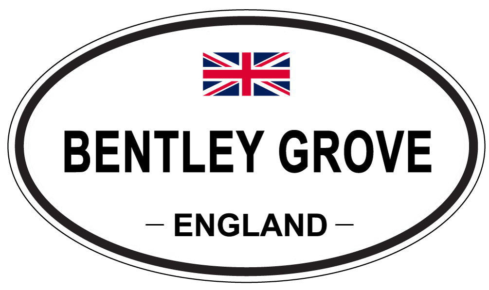 BENTLEY GROVE, England - Oval Magnet