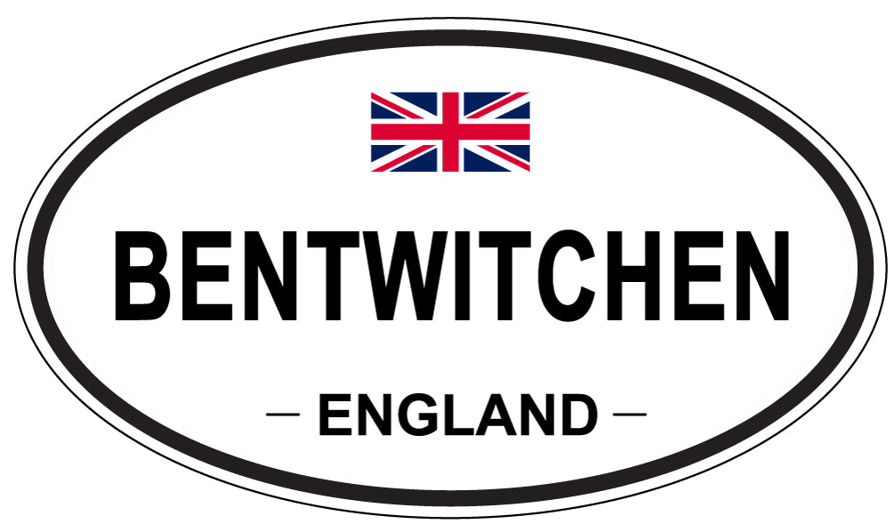 BENTWITCHEN, England - Oval Magnet