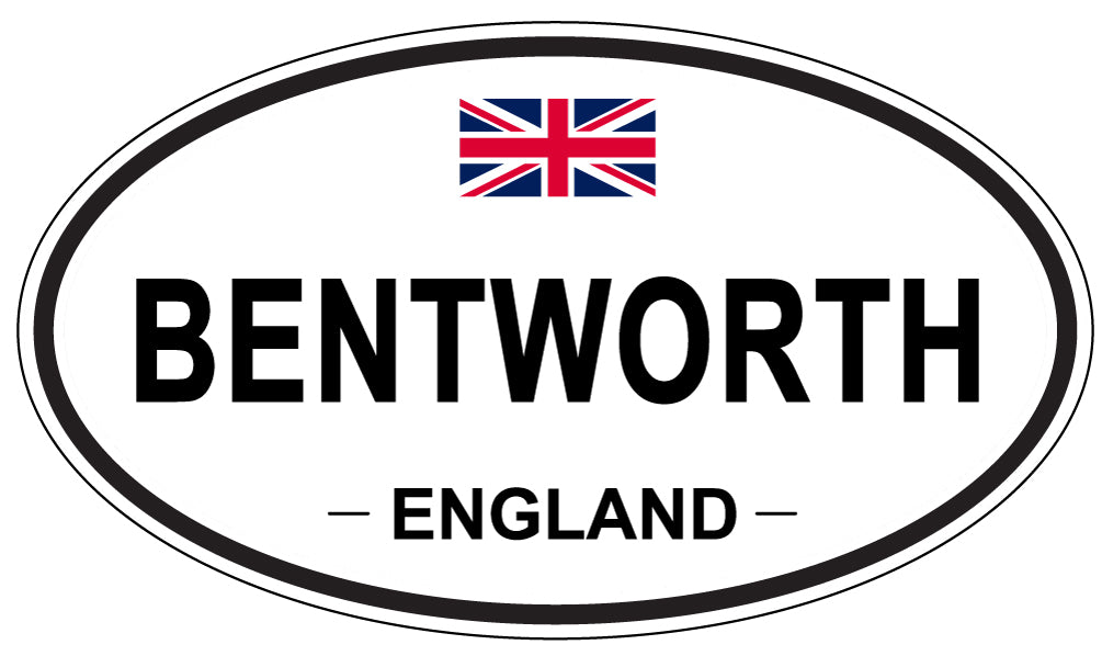 BENTWORTH, England - Oval Magnet