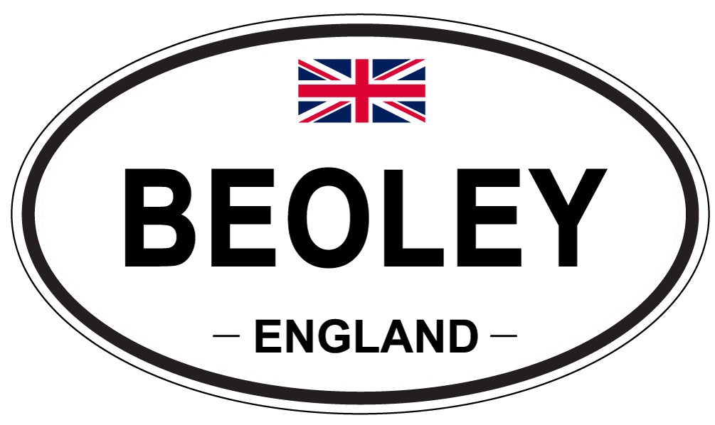 BEOLEY, England - Oval Magnet