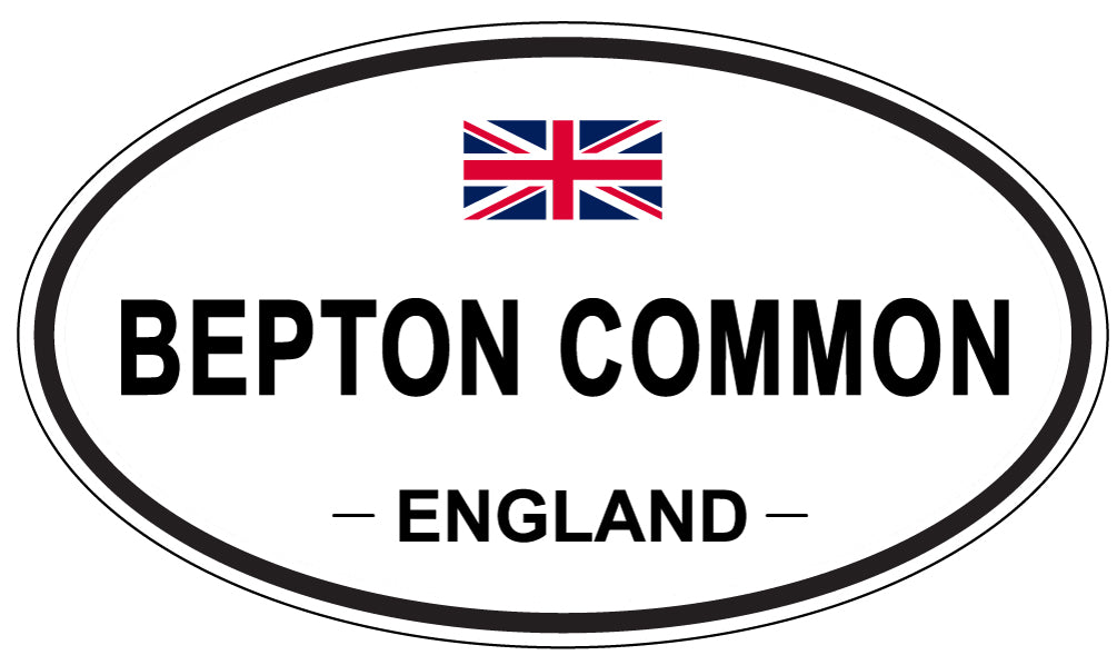 BEPTON COMMON, ENGLAND - Oval Sticker
