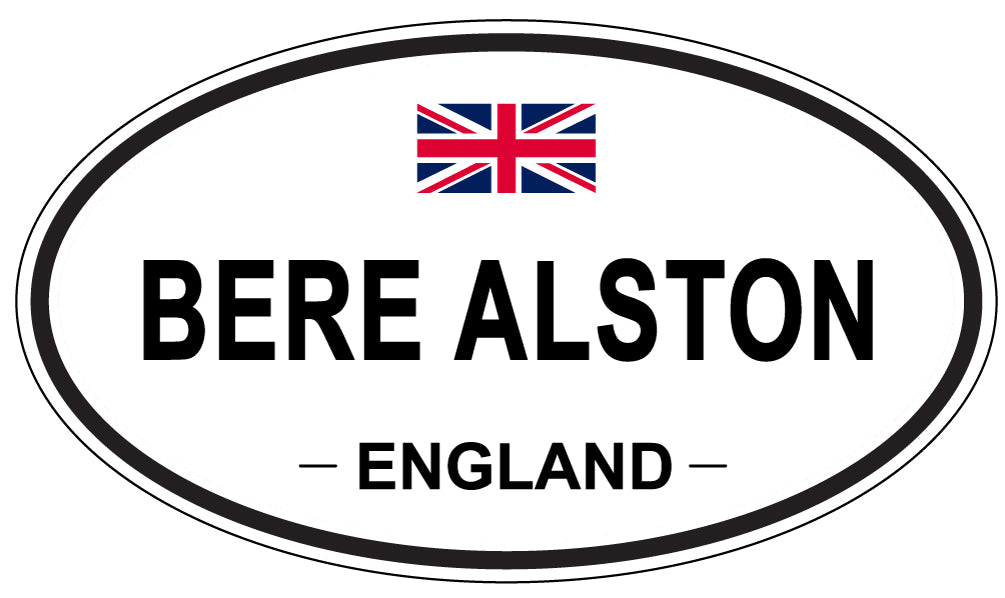 BERE ALSTON, ENGLAND - Oval Sticker