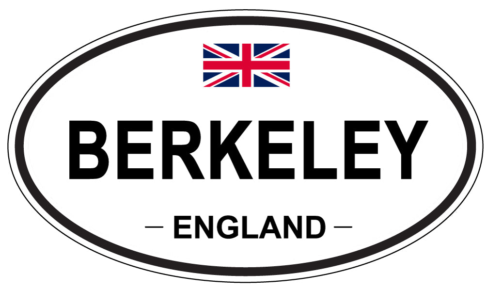 BERKELEY, ENGLAND - Oval Sticker