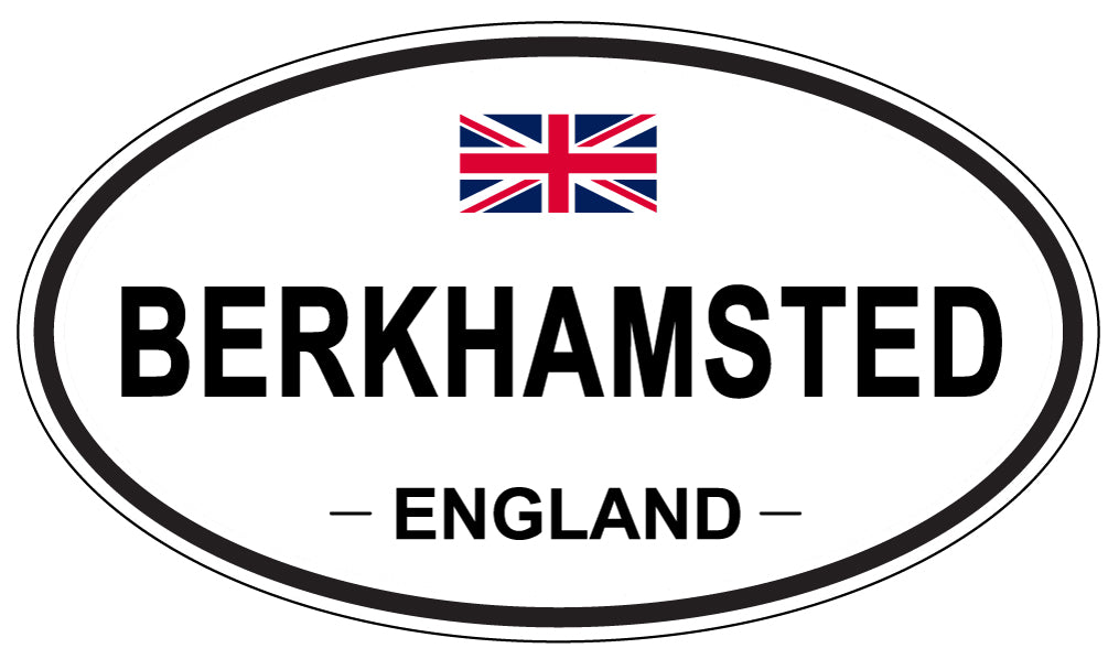BERKHAMSTED, ENGLAND - Oval Sticker