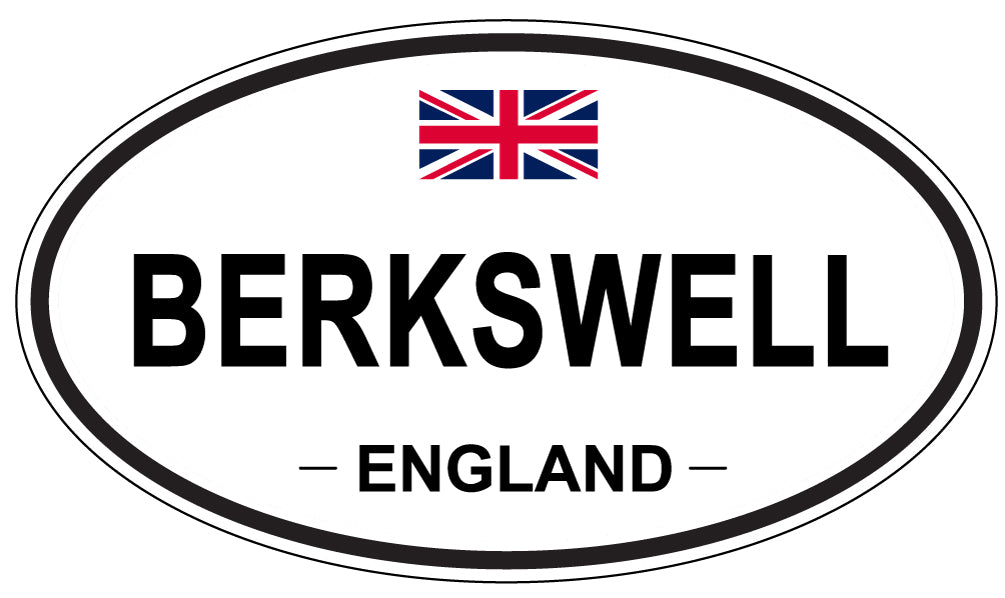 BERKSWELL, ENGLAND - Oval Sticker