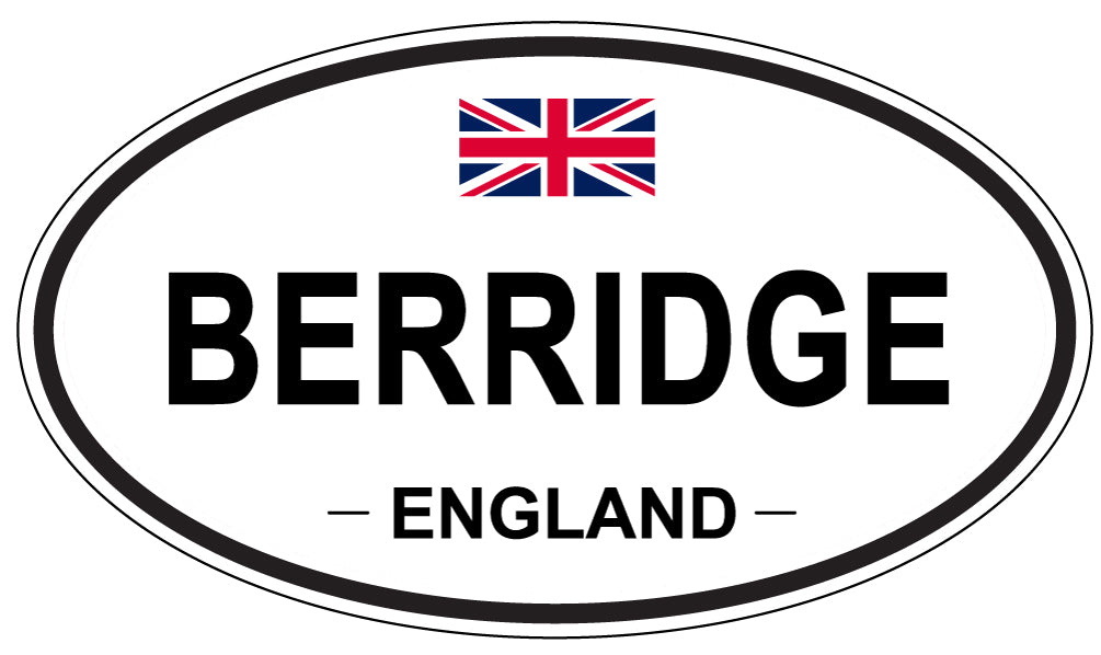 BERRIDGE, England - Oval Magnet