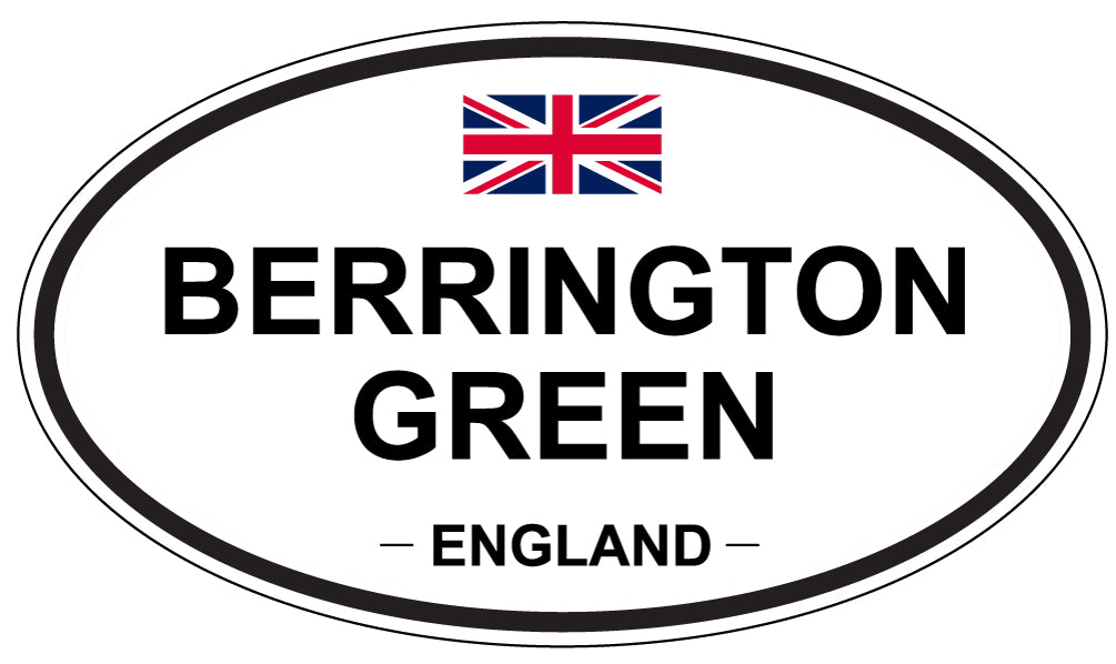 BERRINGTON GREEN, England - Oval Magnet