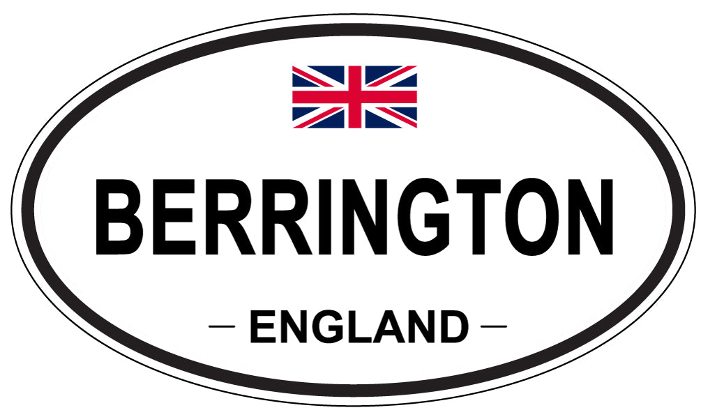 BERRINGTON, England - Oval Magnet