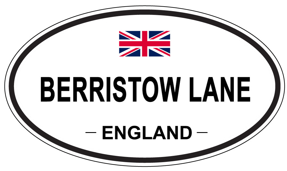 BERRISTOW LANE, England - Oval Magnet