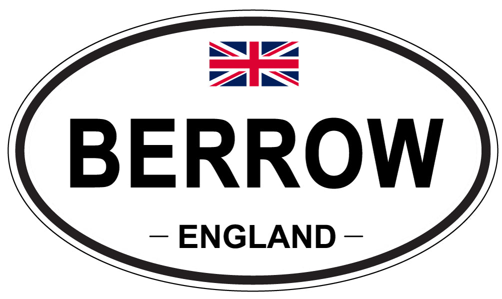 BERROW, England - Oval Magnet