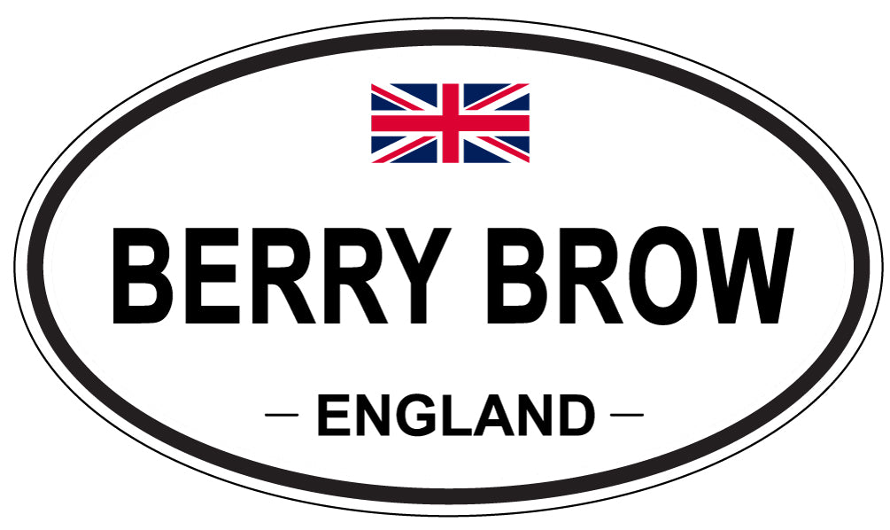 BERRY BROW, England - Oval Magnet