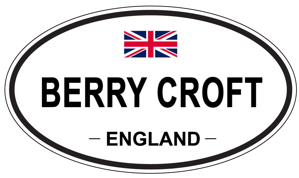BERRY CROFT, England - Oval Magnet