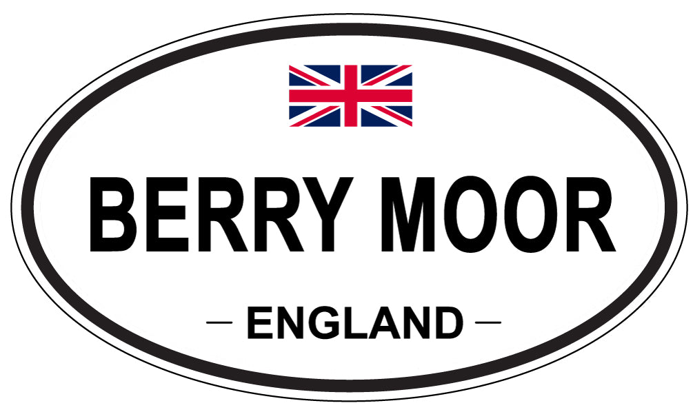 BERRY MOOR, England - Oval Magnet