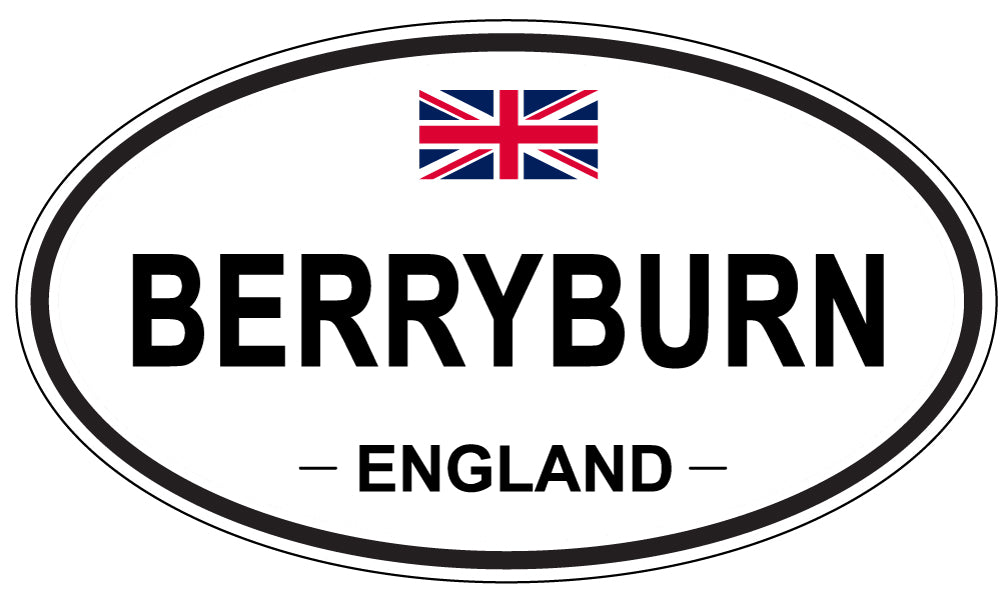 BERRYBURN, England - Oval Magnet