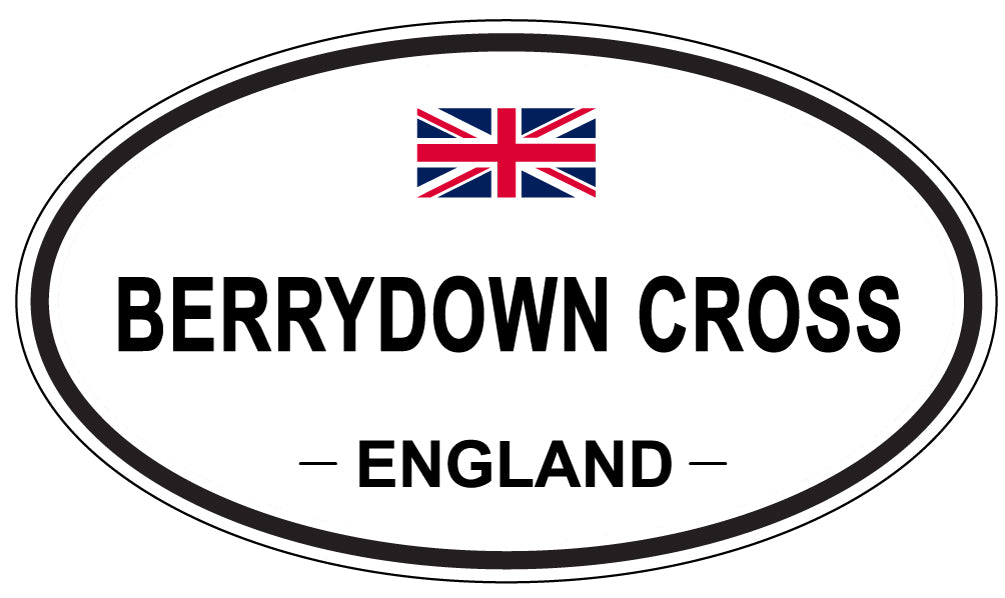 BERRYDOWN CROSS, England - Oval Magnet