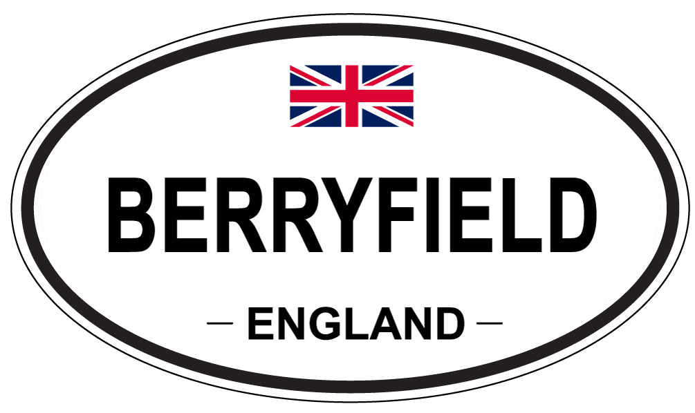 BERRYFIELD, England - Oval Magnet