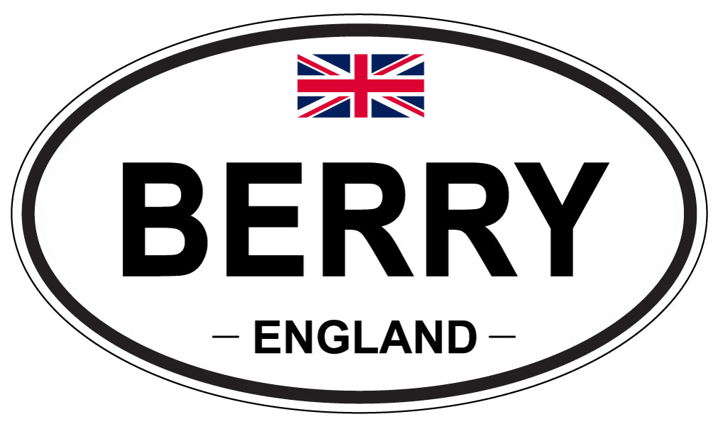 BERRY, England - Oval Magnet