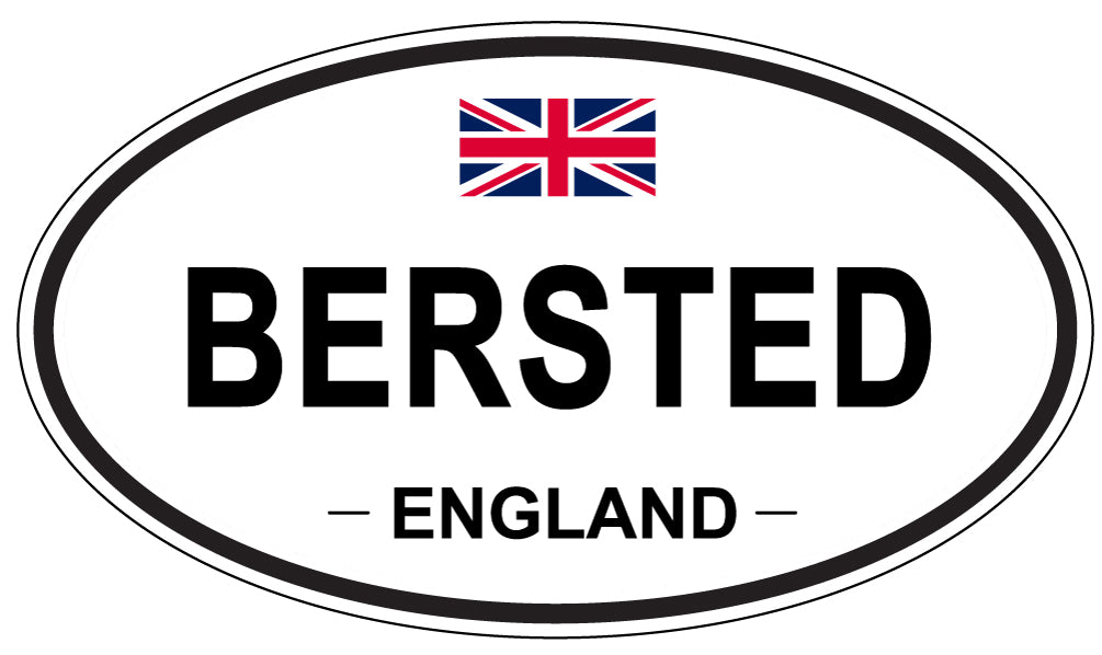BERSTED, England - Oval Magnet