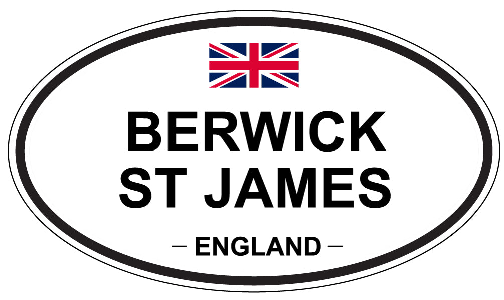 BERWICK ST JAMES, England - Oval Magnet