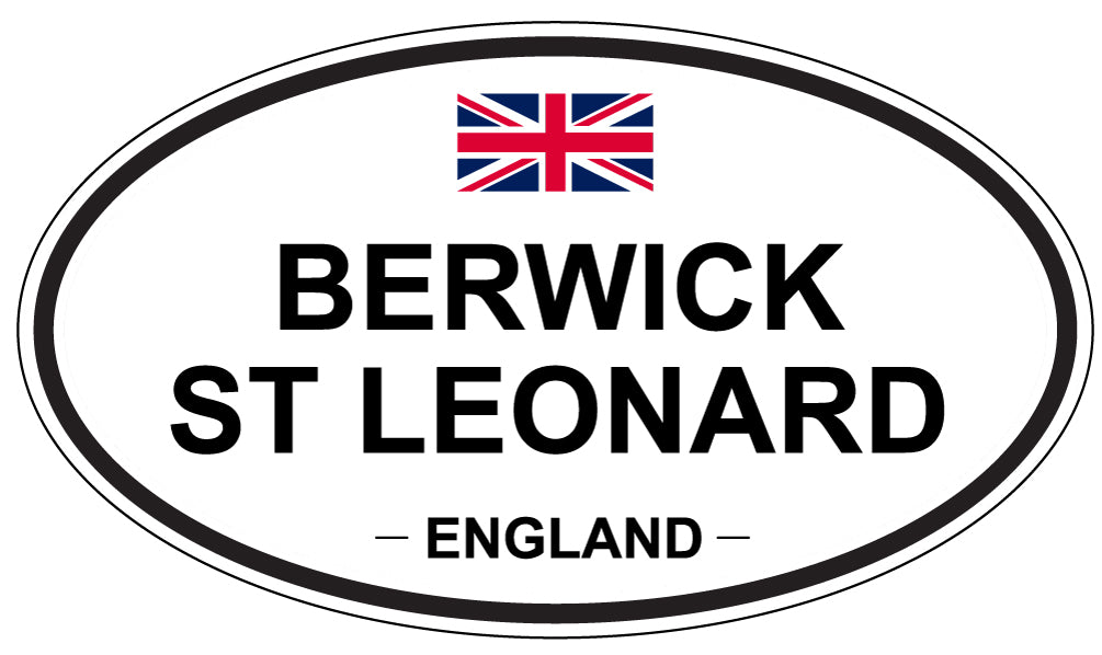 BERWICK ST LEONARD, England - Oval Magnet