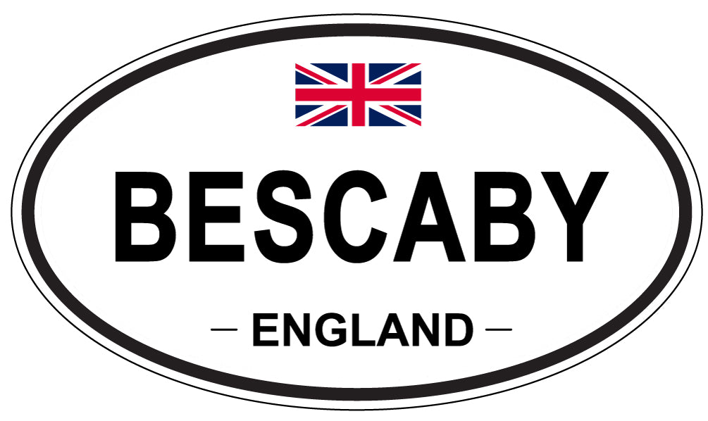 BESCABY, England - Oval Magnet