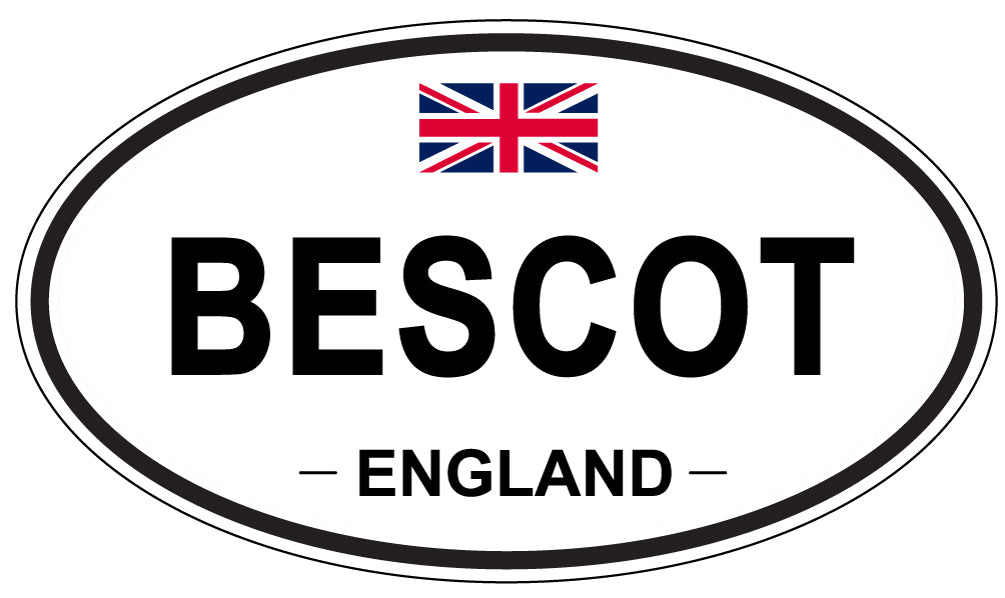 BESCOT, England - Oval Magnet