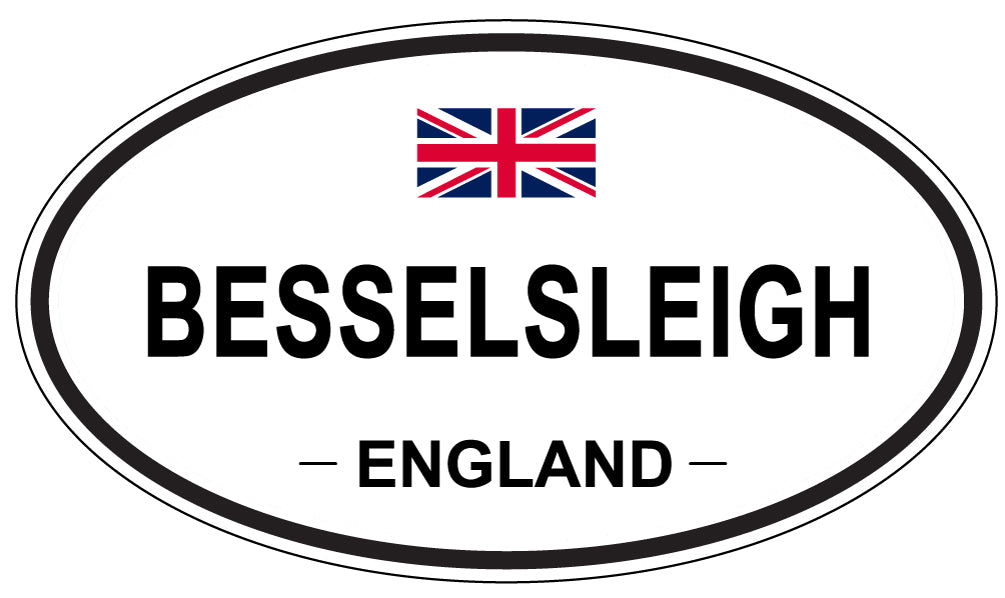 BESSELSLEIGH, England - Oval Magnet