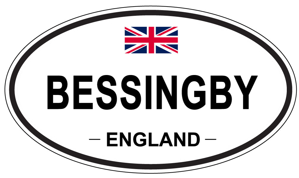 BESSINGBY, ENGLAND - Oval Sticker