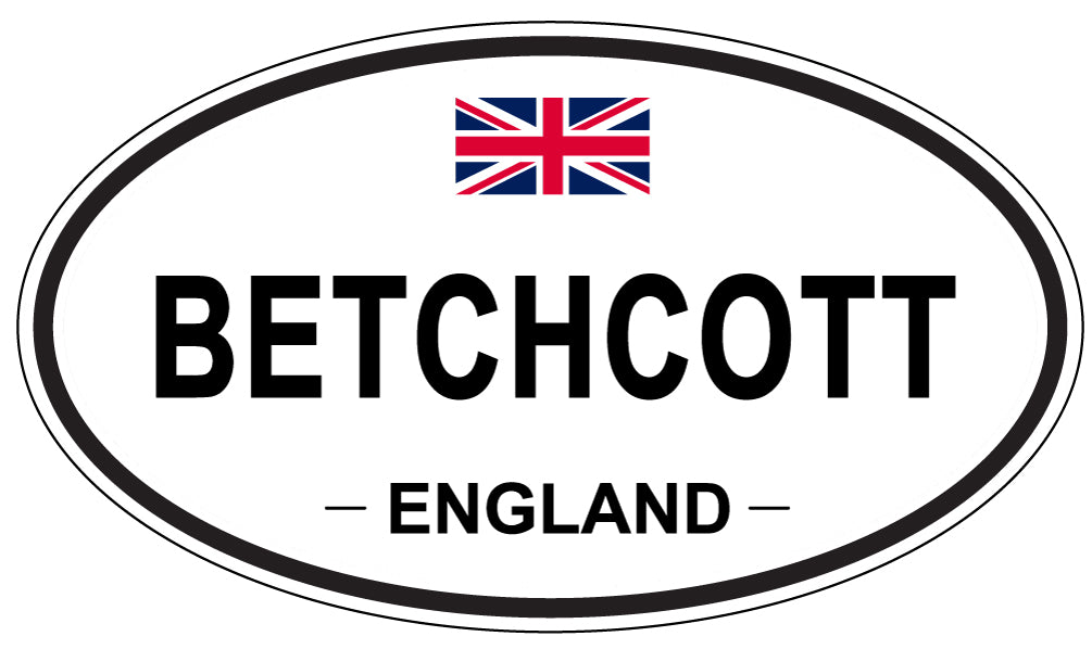 BETCHCOTT, England - Oval Magnet