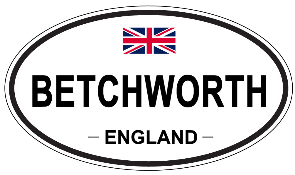 BETCHWORTH, England - Oval Magnet