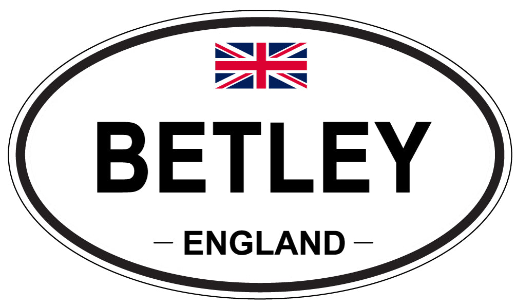 BETLEY, England - Oval Magnet