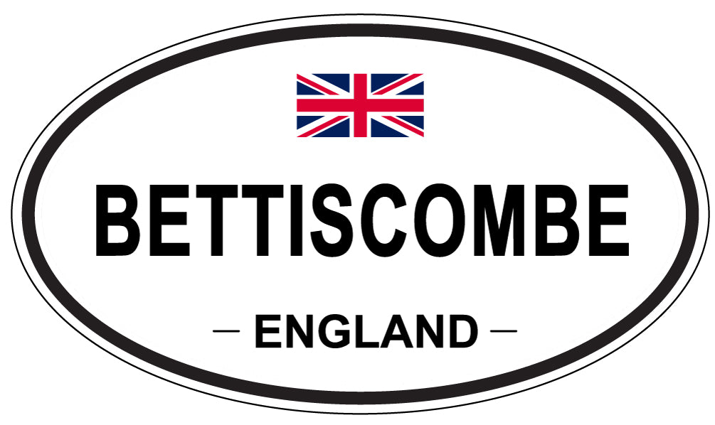 BETTISCOMBE, England - Oval Magnet